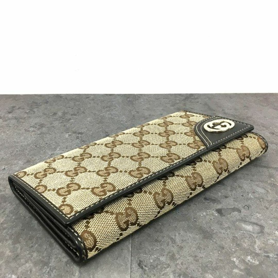 Gucci(グッチ)の極美品 GUCCI 長財布 181595 インターロッキング 355 レディースのファッション小物(財布)の商品写真