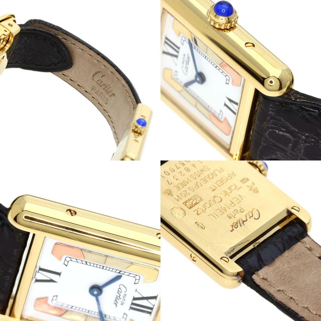 Cartier(カルティエ)のCARTIER W1006354 マストタンク 腕時計 GP 革 レディース レディースのファッション小物(腕時計)の商品写真