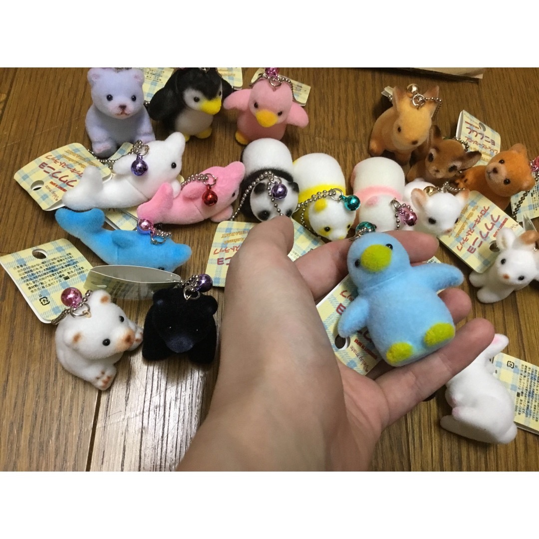 新品 お土産 フロッキーアニマル キーホルダー セット centex 新品 お土産 フロッキーアニマル キーホルダー セット centex