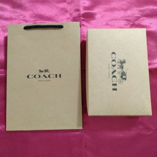 コーチ 紙袋 化粧箱 セット 新品未使用品