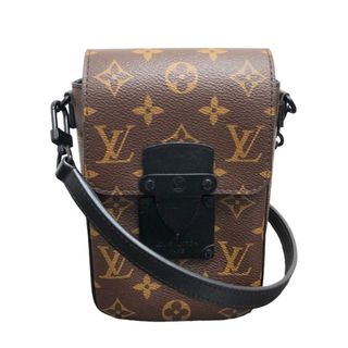 ルイヴィトン(LOUIS VUITTON)の　ルイ・ヴィトン LOUIS VUITTON Sロックヴェルティカル・ウエアラブルウォレット M81522 ブラウン モノグラム・マカサー メンズ ショルダーバッグ(ショルダーバッグ)