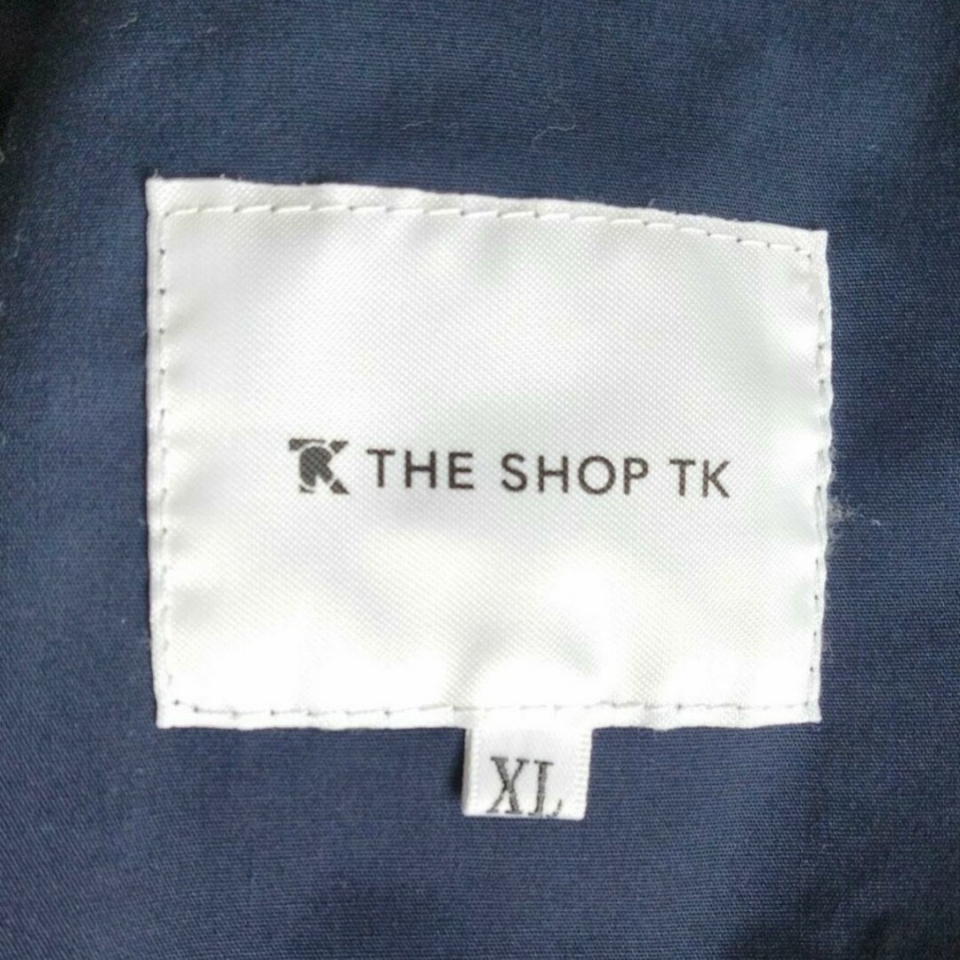 THE SHOP TK(ザショップティーケー)のTHE SHOP TK ノーカラー ジャケット ネイビー メンズXL 春アウター メンズのジャケット/アウター(ノーカラージャケット)の商品写真