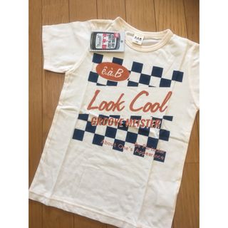 イーエーピー(e.a.p)の☆130センチ☆eaB☆半袖Tシャツ☆新品☆オフホワイト(Tシャツ/カットソー)