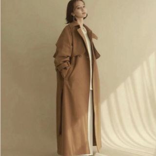 トゥデイフル(TODAYFUL)のlouren oversize wool trench coat(ロングコート)