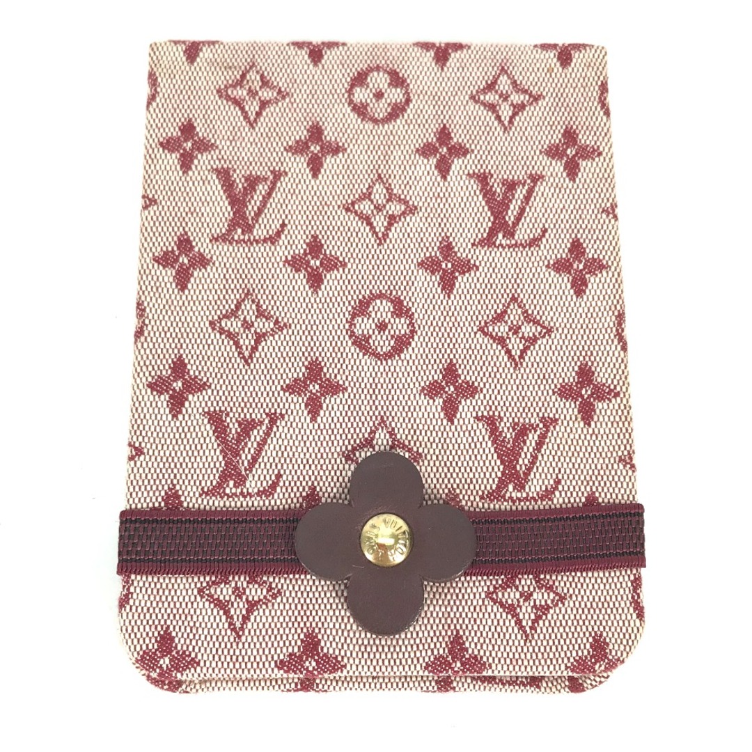 LOUIS VUITTON(ルイヴィトン)のルイヴィトン LOUIS VUITTON カルネPM  R20838 モノグラムミニ  メモ帳 ステーショナリー ノート ノートブック モノグラムミニキャンバス スリーズ レッド 美品 インテリア/住まい/日用品の文房具(ノート/メモ帳/ふせん)の商品写真