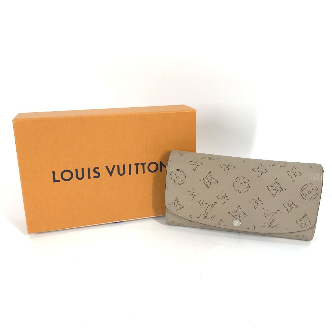 LOUIS VUITTON(ルイヴィトン)のルイヴィトン LOUIS VUITTON ポルトフォイユ イリス M60144 モノグラムマヒナ ロングウォレット フラップ 長財布 ガレ ベージュ レディースのファッション小物(財布)の商品写真