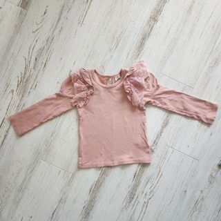 キッズ服　フリル(Tシャツ/カットソー)