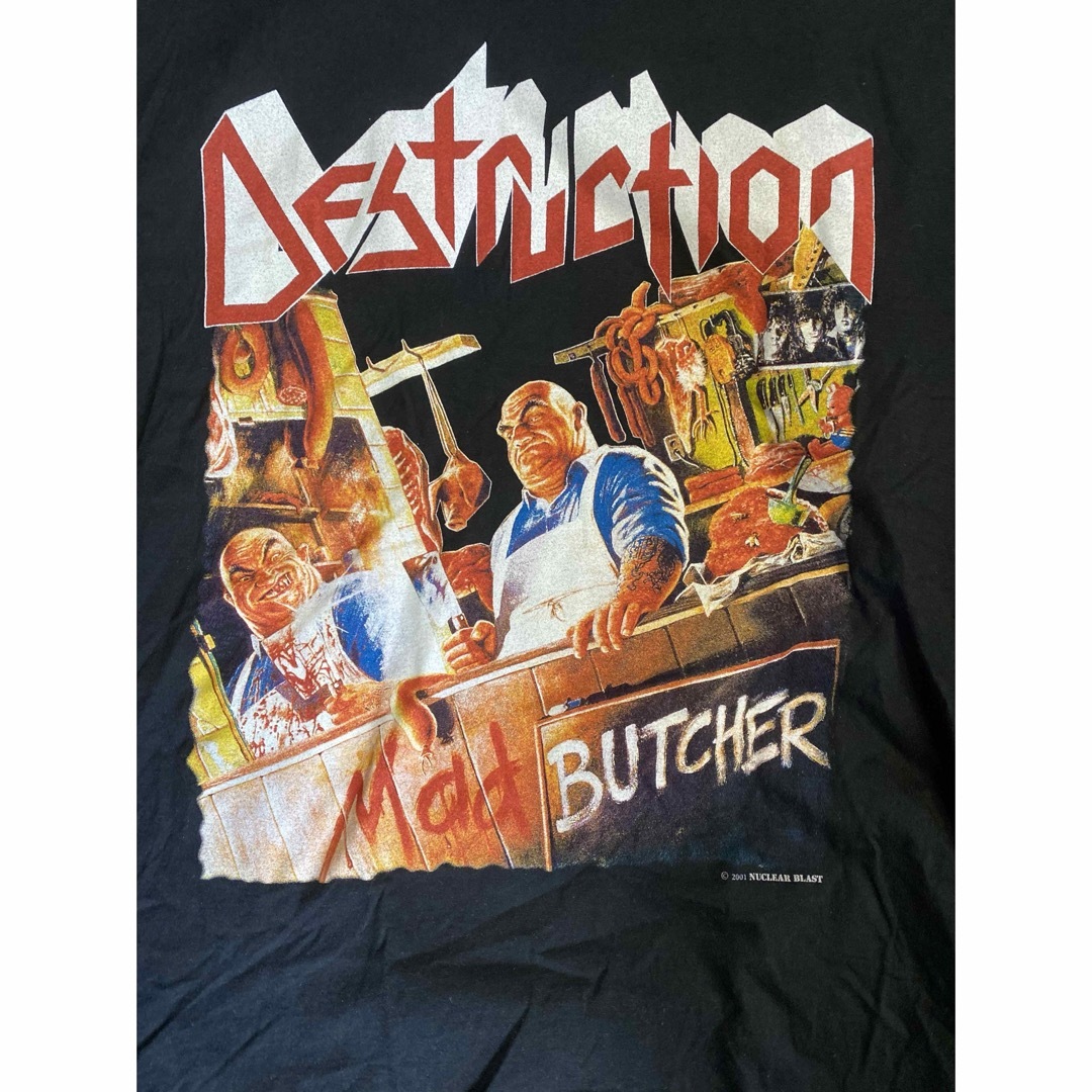 激レア00'S当時物 DESTRUCTION Tシャツ ヴィンテージ サイズXL メンズのトップス(Tシャツ/カットソー(半袖/袖なし))の商品写真