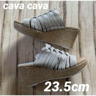 cavacava - cavacava サヴァサヴァ サンダル　厚底　ヒール　23.5cm