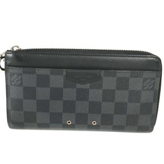 ルイヴィトン(LOUIS VUITTON)のルイヴィトン LOUIS VUITTON ジッピードラゴンヌ N60379 ダミエグラフィット L字ファスナー 長財布 ダミエグラフィットキャンバス ブラック(長財布)