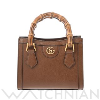 グッチ(Gucci)の中古 グッチ GUCCI 702732 レディース ハンドバッグ ブラウン /ゴールド金具 レザー(ハンドバッグ)