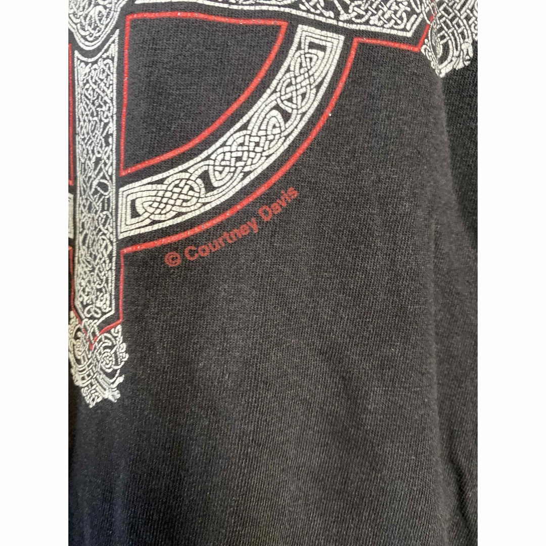 激レア90'S FASHION VICTIM クロスTシャツ ヴィンテージ XL メンズのトップス(Tシャツ/カットソー(半袖/袖なし))の商品写真