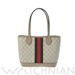 グッチ(Gucci)の未使用 グッチ GUCCI 726762 レディース トートバッグ ベージュ/ホワイト GGスプリームキャンバス /レザー(トートバッグ)