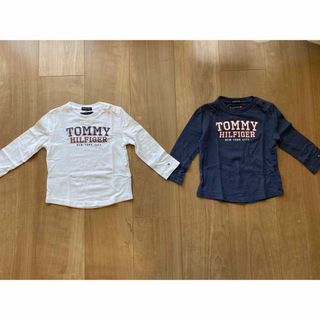 トミーヒルフィガー(TOMMY HILFIGER)のトミーヒルフィガー　ロンT 80サイズ　２枚セット(シャツ/カットソー)