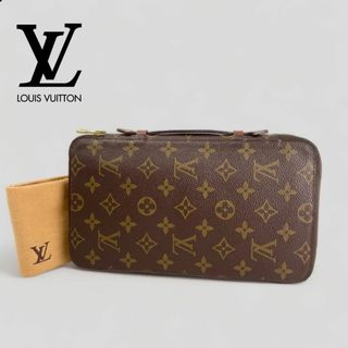 ルイヴィトン(LOUIS VUITTON)のほぼ未使用■ルイ ヴィトン■ モノグラム エスカパド トラベルケース 長財布(セカンドバッグ/クラッチバッグ)