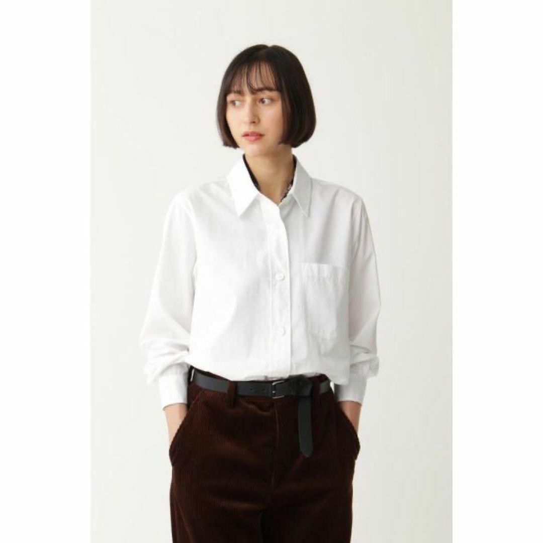 MARGARET HOWELL(マーガレットハウエル)の極美品✨22SS マーガレットハウエル PLAIN COTTON POPLIN レディースのトップス(シャツ/ブラウス(長袖/七分))の商品写真