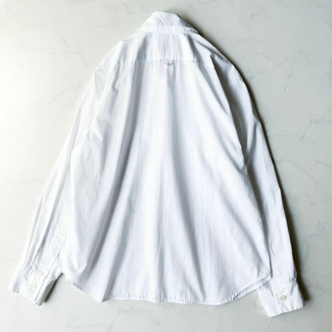 MARGARET HOWELL(マーガレットハウエル)の極美品✨22SS マーガレットハウエル PLAIN COTTON POPLIN レディースのトップス(シャツ/ブラウス(長袖/七分))の商品写真