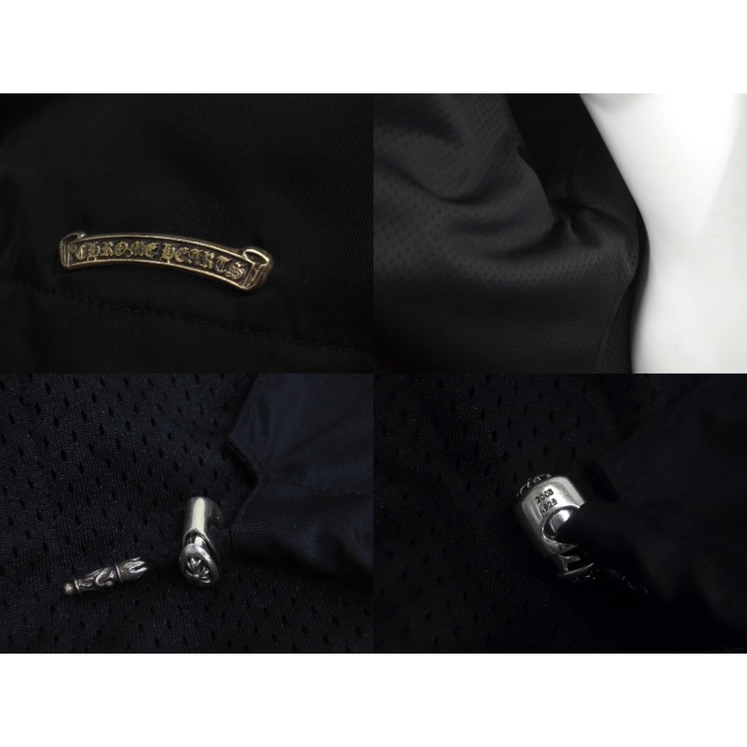 Chrome Hearts(クロムハーツ)の新品同様品 CHROME HEARTS クロムハーツ RIGGINS FBRC BLK CH PLS JQRD コーチジャケット ナイロン ブラック サイズL 中古 62399 レディースのジャケット/アウター(その他)の商品写真