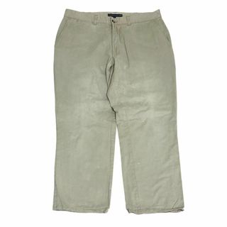 トミーヒルフィガー(TOMMY HILFIGER)のトミーヒルフィガー チノパン コットンパンツ W36 ベージュ z79①(チノパン)