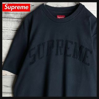 シュプリーム(Supreme)の【希少デザイン】シュプリーム☆センターパイルロゴ入り半袖Tシャツ 人気カラー(その他)