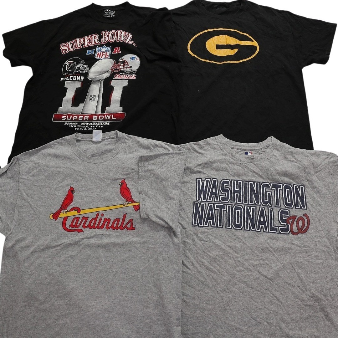 古着卸 まとめ売り プロチーム 半袖Tシャツ 16枚セット (メンズ XL ) NHL NFL MLB レッドソックス カウボーイズ MS4245 メンズのジャケット/アウター(その他)の商品写真