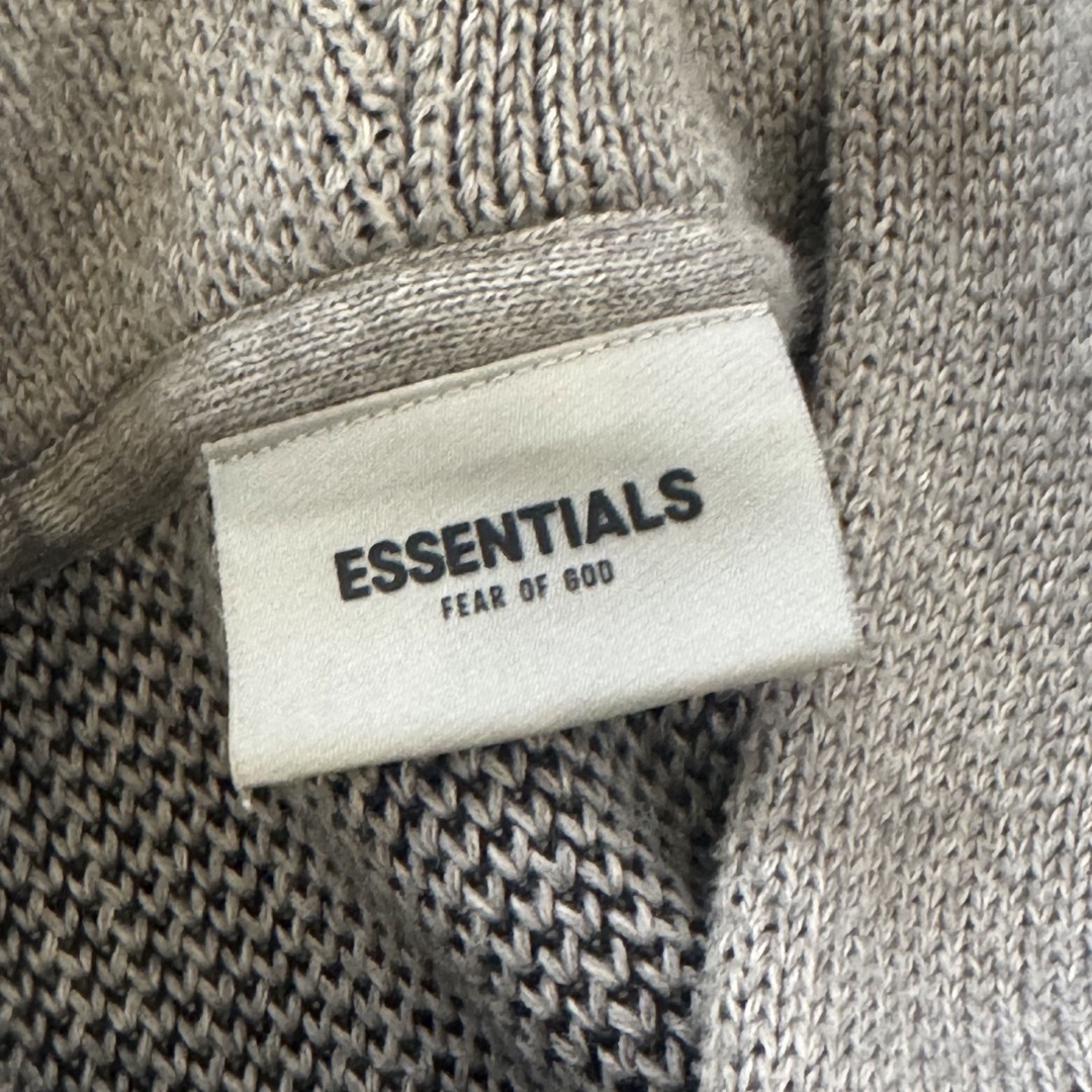 FEAR OF GOD(フィアオブゴッド)のESSENTIALS ニットパーカー　フーディ　L fear of god メンズのトップス(パーカー)の商品写真