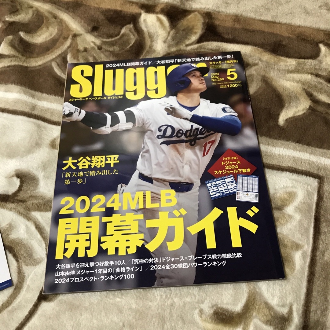 スラッガー 2024.5 NO.260 エンタメ/ホビーの雑誌(趣味/スポーツ)の商品写真