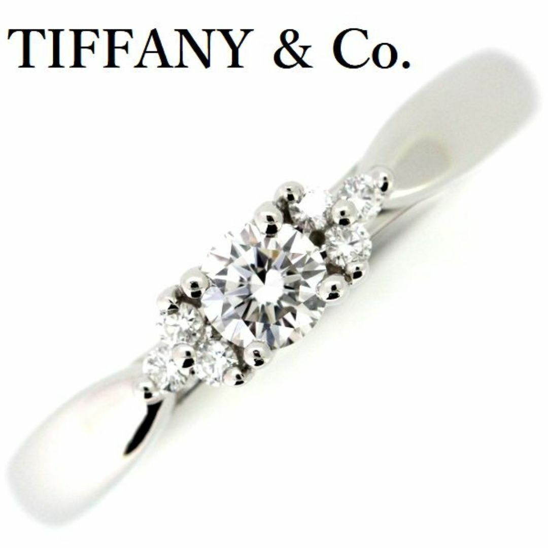 Tiffany & Co.(ティファニー)のティファニー ハーモニー ダイヤモンド リング Pt950 9号 レディースのアクセサリー(リング(指輪))の商品写真