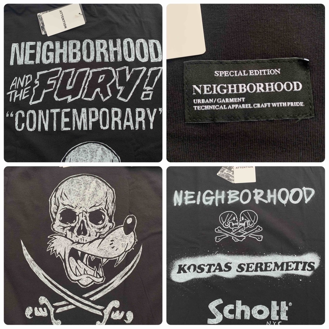 NEIGHBORHOOD(ネイバーフッド)の黒M【NEIGHBORHOOD】NH LONG TEE／新品未使用／送料込 メンズのトップス(Tシャツ/カットソー(七分/長袖))の商品写真