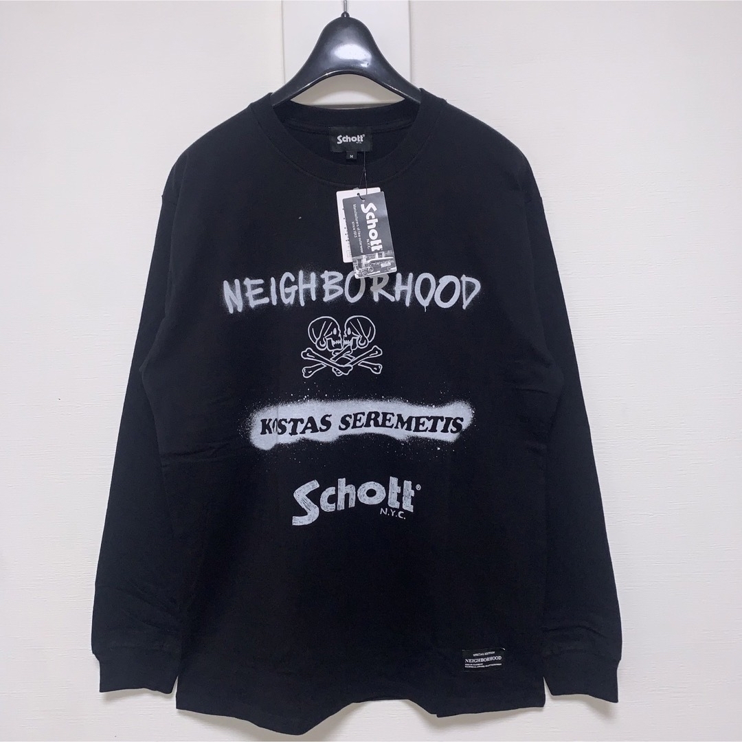 NEIGHBORHOOD(ネイバーフッド)の黒M【NEIGHBORHOOD】NH LONG TEE／新品未使用／送料込 メンズのトップス(Tシャツ/カットソー(七分/長袖))の商品写真