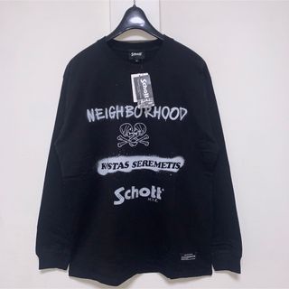 ネイバーフッド(NEIGHBORHOOD)の黒M【NEIGHBORHOOD】NH LONG TEE／新品未使用／送料込(Tシャツ/カットソー(七分/長袖))