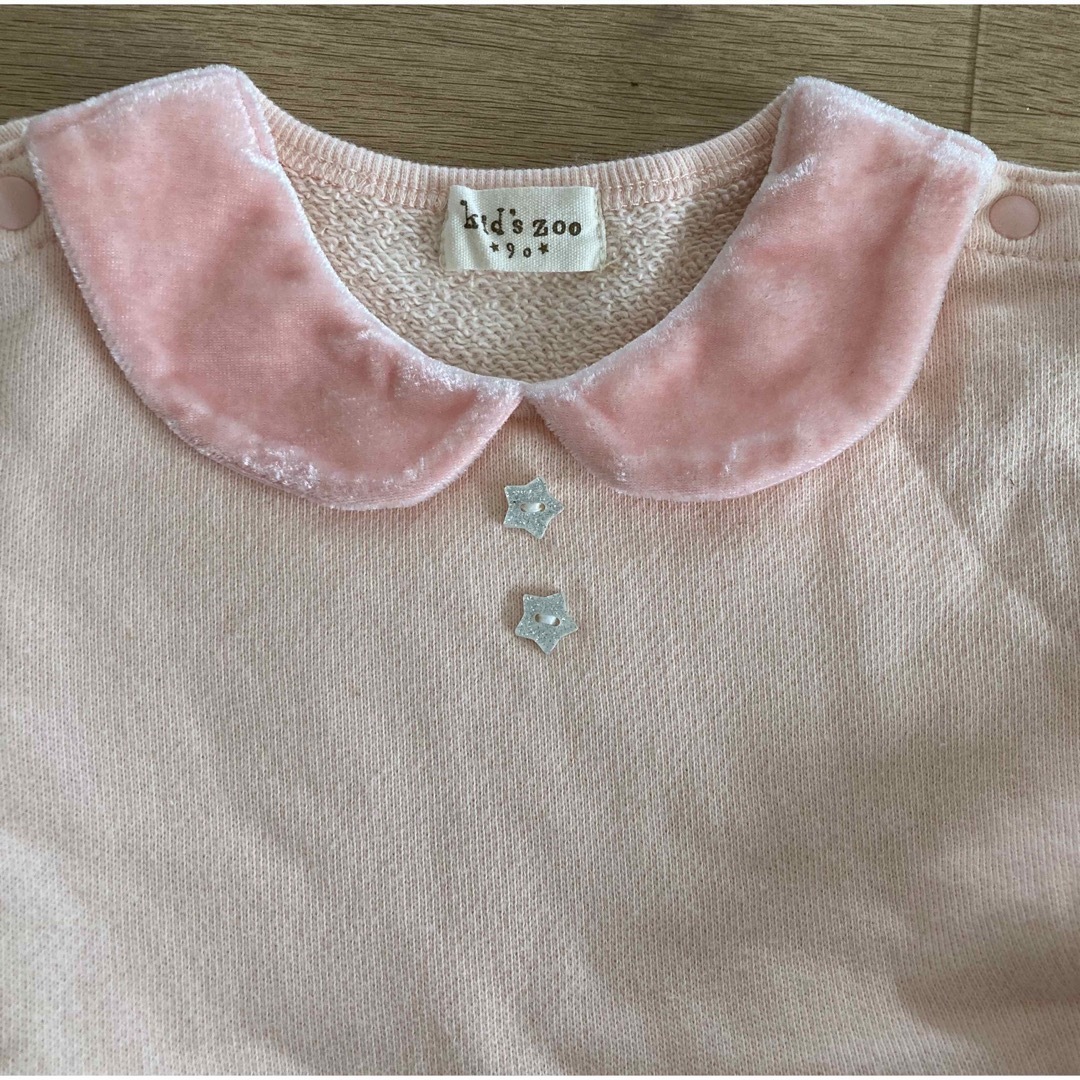 kid’s zoo(キッズズー)のkid's zoo チュニックワンピース 90 ☆美品☆ キッズ/ベビー/マタニティのキッズ服女の子用(90cm~)(ワンピース)の商品写真