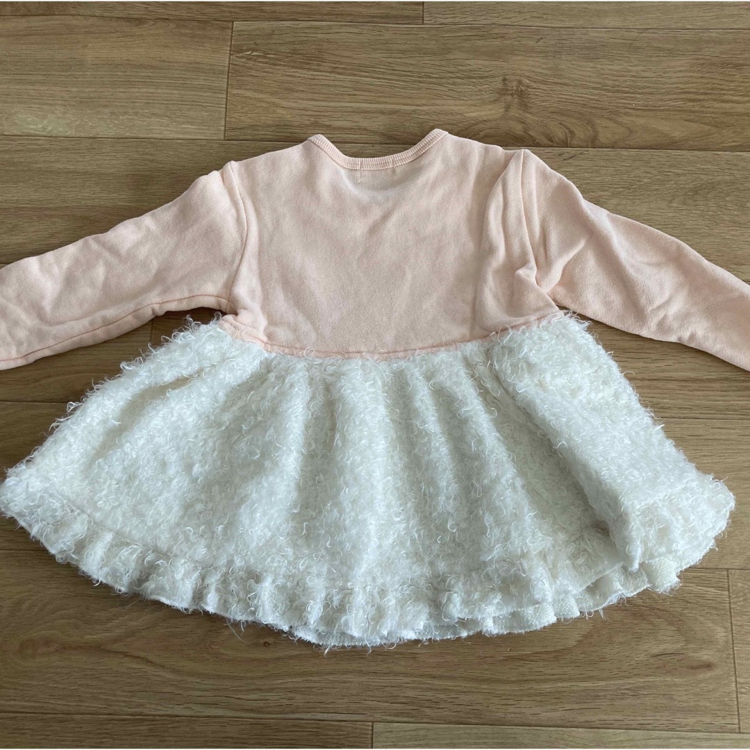 kid’s zoo(キッズズー)のkid's zoo チュニックワンピース 90 ☆美品☆ キッズ/ベビー/マタニティのキッズ服女の子用(90cm~)(ワンピース)の商品写真