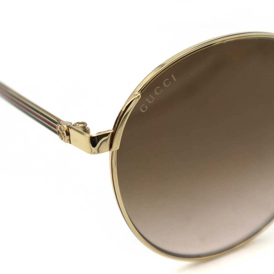 Gucci(グッチ)のGUCCI グッチ サングラス アイウェア GG0206SK ゴールド 58□17-150 レディースのファッション小物(サングラス/メガネ)の商品写真