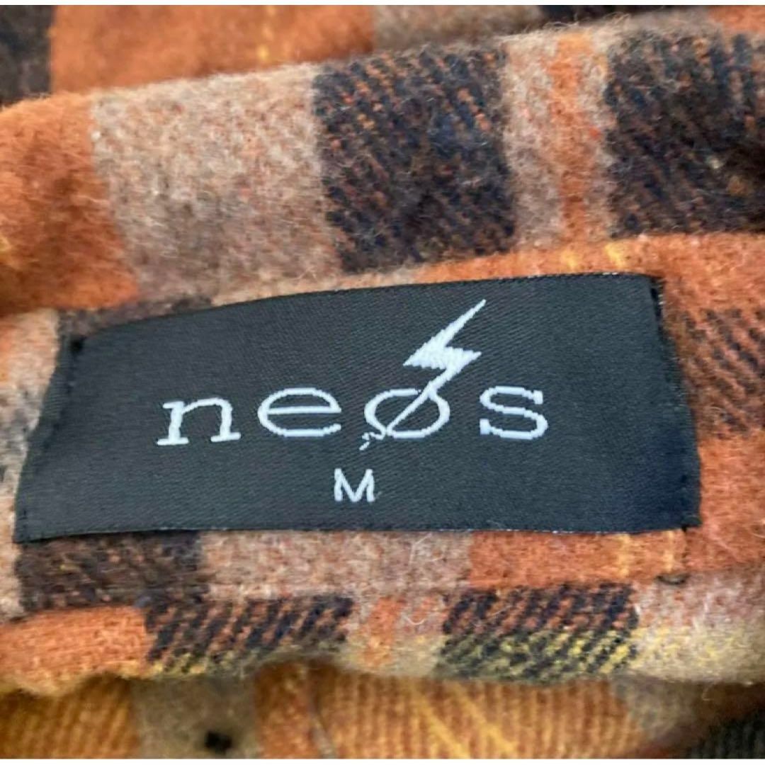 neos(ネオス)のneos オーバーシルエット 起毛 チェック シャツジャケット　メンズ メンズのトップス(シャツ)の商品写真