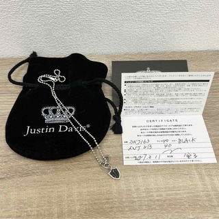 ジャスティンデイビス(Justin Davis)のJustin Justin Davis SNJ163 ブラック　(ネックレス)