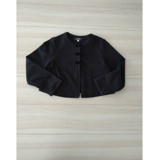 ハッシュアッシュ(HusHush)のhushush　子供服ボレロ　130cm　美品(カーディガン)