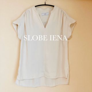 スローブイエナ(SLOBE IENA)のスローブイエナ　通勤服　オフィスカジュアル　半袖カットソー　半袖シャツ　春夏　L(カットソー(半袖/袖なし))