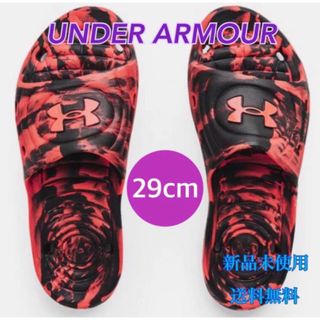 アンダーアーマー(UNDER ARMOUR)のアンダーアーマー UA M Locker IV SL サンダル 29cm 新品赤(サンダル)