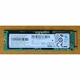 サムスン(SAMSUNG)のM.2 PCIe NVMe 内臓SSD Type2280 1TB 1024GB(PCパーツ)