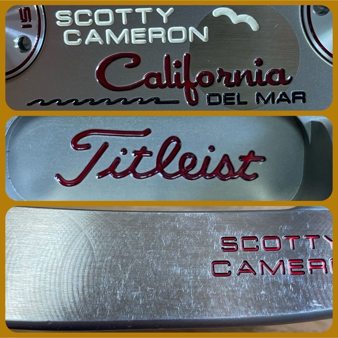 Scotty Cameron(スコッティキャメロン)の超希少美品 カリフォルニア2010 デルマー タイトリスト スコッティキャメロン スポーツ/アウトドアのゴルフ(クラブ)の商品写真