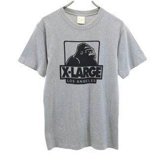 エクストララージ(XLARGE)のエクストララージ 日本製 プリント 半袖 Tシャツ S グレー XLARGE メンズ 古着 【240413】 メール便可(Tシャツ/カットソー(半袖/袖なし))