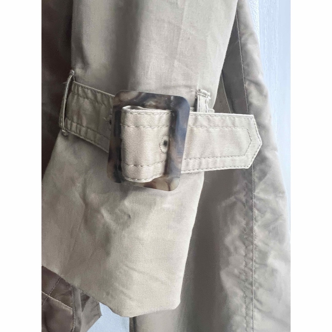 MUJI (無印良品)(ムジルシリョウヒン)の無印良品　トレンチコート　Ｓ レディースのジャケット/アウター(トレンチコート)の商品写真
