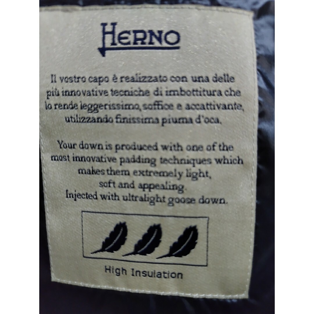 HERNO(ヘルノ)のHERNOヘルノ　46サイズ レディースのジャケット/アウター(ダウンジャケット)の商品写真