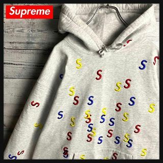 シュプリーム(Supreme)の【美品　超希少モデル】シュプリーム☆ 刺繍 Sロゴ 満載 パーカー　即完売(その他)