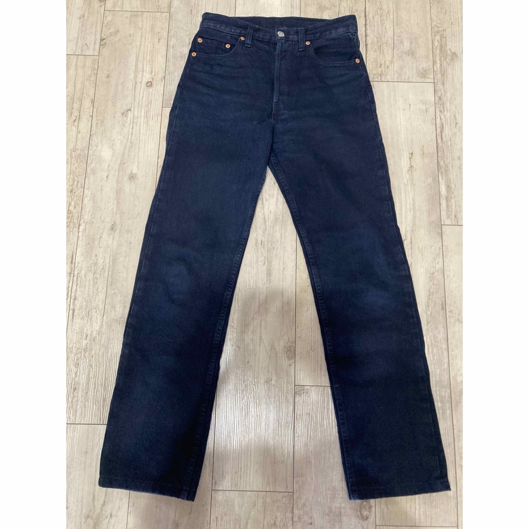 Levi's(リーバイス)の【希少】米国製リーバイス501xxブラックデニム/W27L34(実寸W28程度) メンズのパンツ(デニム/ジーンズ)の商品写真