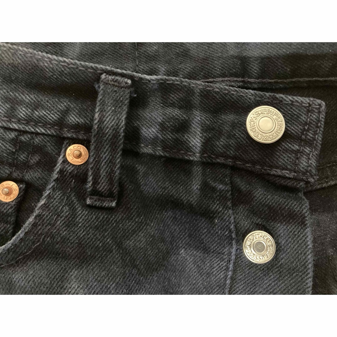 Levi's(リーバイス)の【希少】米国製リーバイス501xxブラックデニム/W27L34(実寸W28程度) メンズのパンツ(デニム/ジーンズ)の商品写真