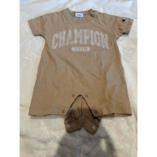 champion　チャンピオン　ロンパース　ベージュ