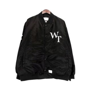 W)taps - ダブルタップス WTAPS ■ 23AW 【 TEAM JACKET 232TQDT JKM05 】 ロゴ プリント チーム ボンバー ジャケット w18539