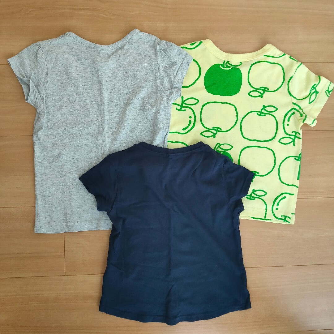 西松屋(ニシマツヤ)のTシャツ2枚セット  110cm キッズ/ベビー/マタニティのキッズ服女の子用(90cm~)(Tシャツ/カットソー)の商品写真